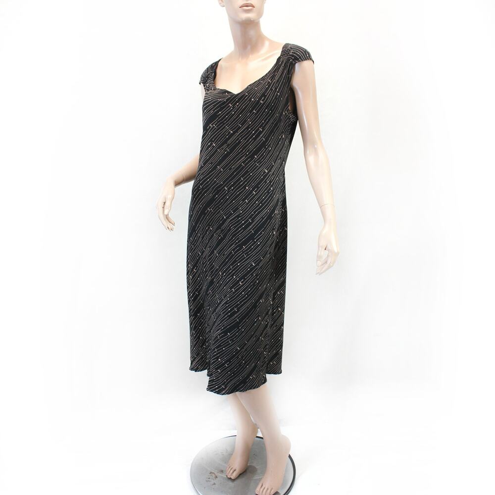Max Studio designer Y2K viscose minimalist dress Large